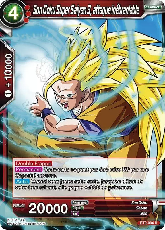 Union Force [BT2] - Son Goku Super Saiyan 3, attaque inébranlable