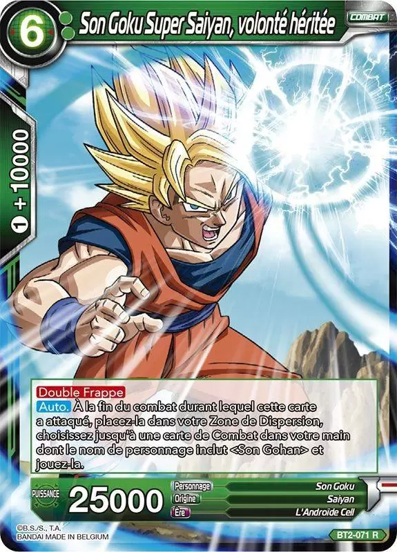 Union Force [BT2] - Son Goku Super Saiyan, volonté héritée