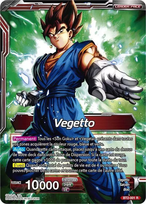 Union Force [BT2] - Vegetto // Vegetto Super Saiyan, guerrier fusionné