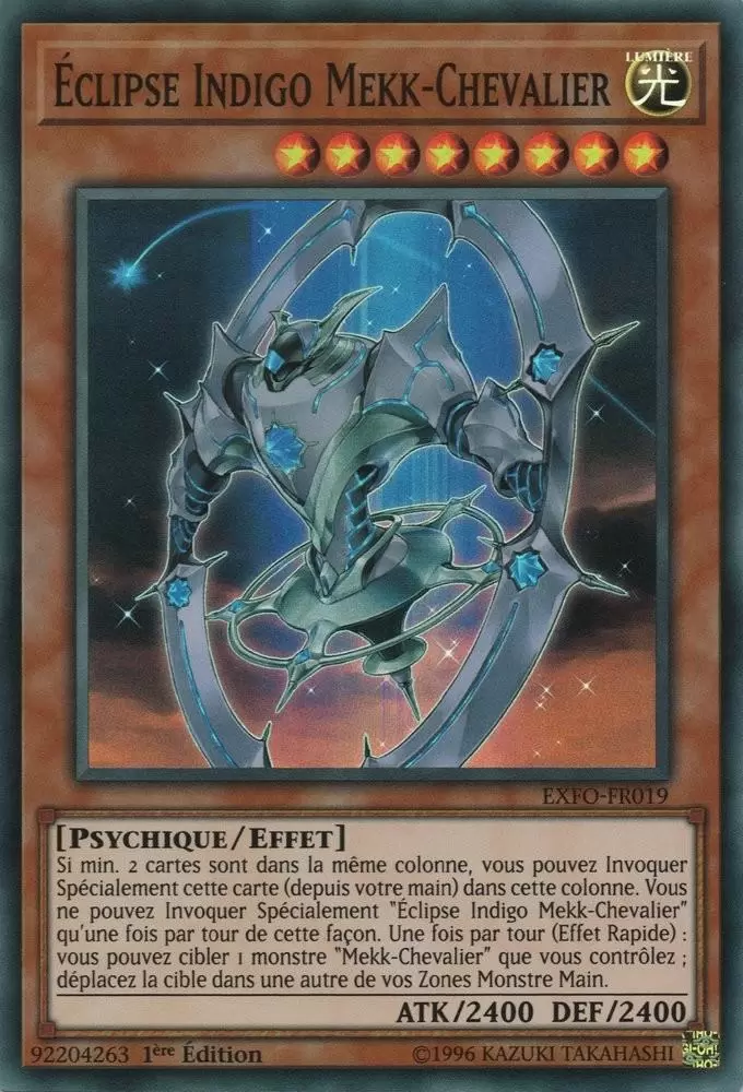 Force Extrême EXFO - Éclipse Indigo Mekk-Chevalier