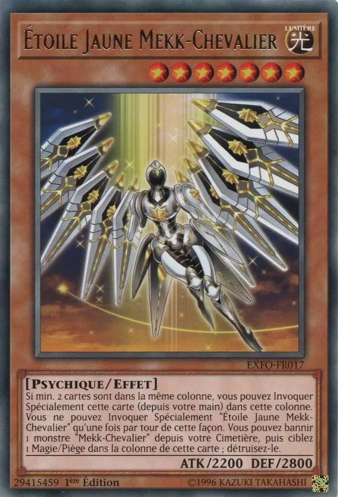 Force Extrême EXFO - Étoile Jaune Mekk-Chevalier