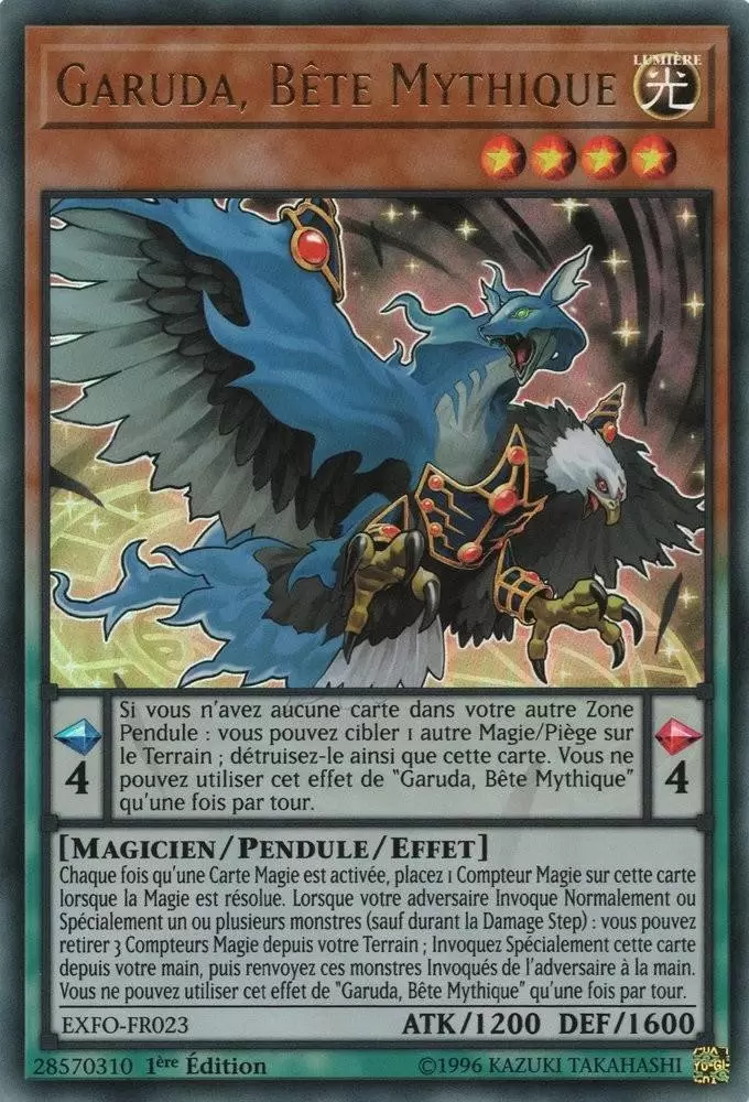 Force Extrême EXFO - Garuda, Bête Mythique
