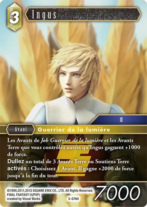 Cartes Final Fantasy : Opus 5 - Ingus