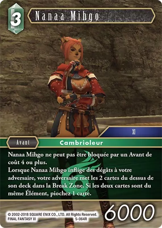 Cartes Final Fantasy : Opus 5 - Nanaa Mihgo