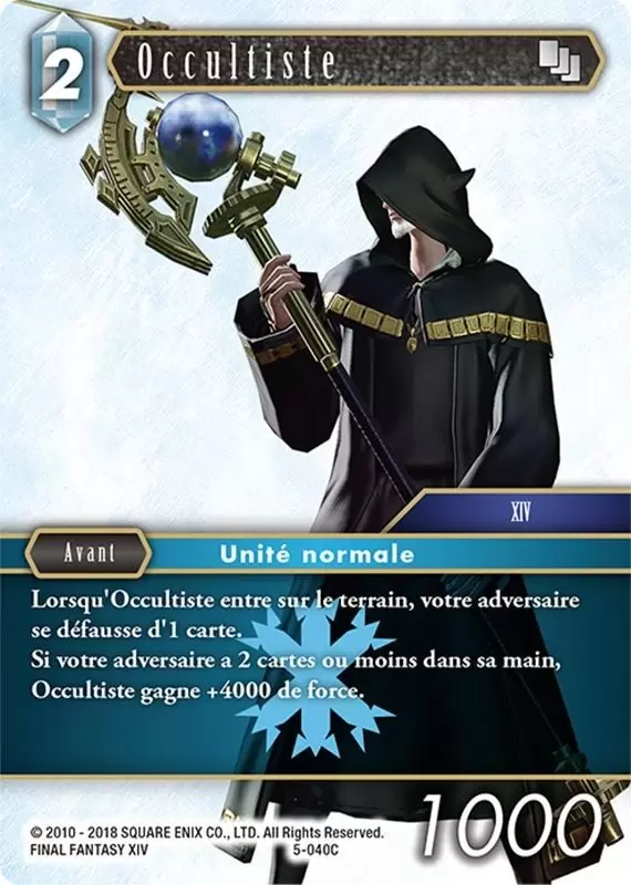 Cartes Final Fantasy : Opus 5 - Occultiste