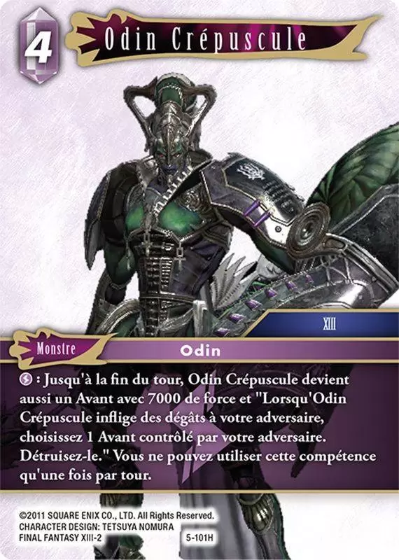 Cartes Final Fantasy : Opus 5 - Odin Crépuscule