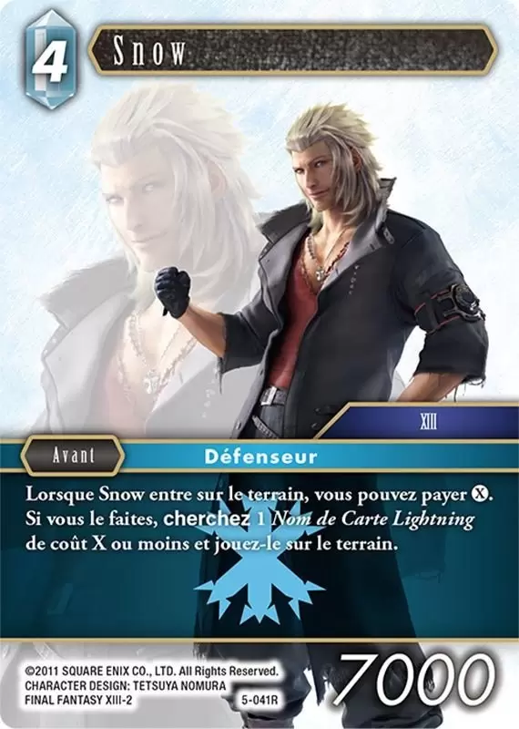 Cartes Final Fantasy : Opus 5 - Snow
