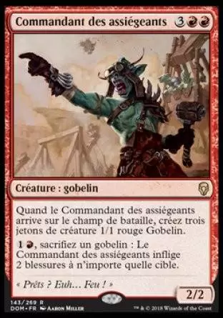 Dominaria - Commandant des assiégeants