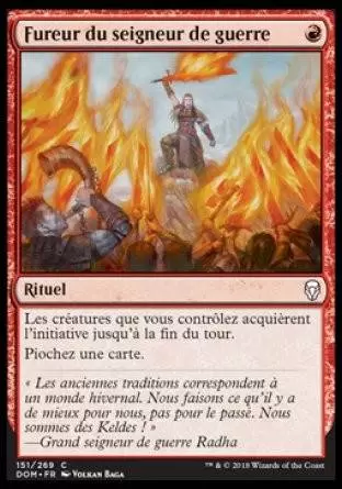 Dominaria - Fureur du seigneur de guerre