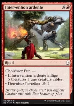 Dominaria - Intervention ardente