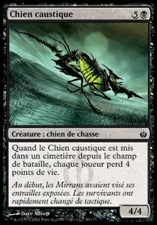 Mirrodin Assiégé - Chien caustique