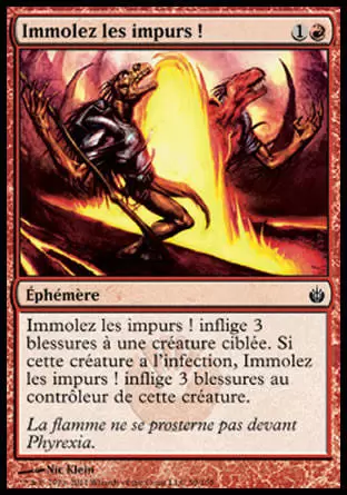 Mirrodin Assiégé - Immolez les impurs !