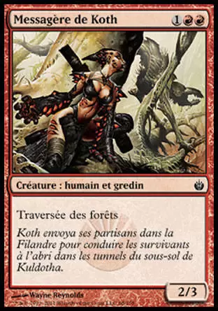 Mirrodin Assiégé - Messagère de Koth