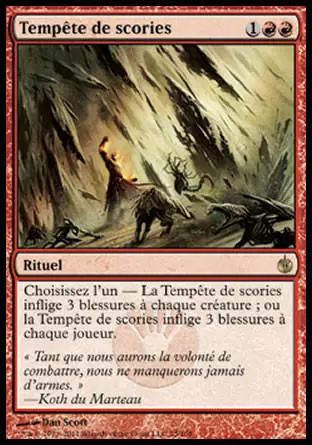 Mirrodin Assiégé - Tempête de scories