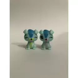 Twins Puppit blue