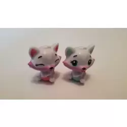 Twins  Foxfin white