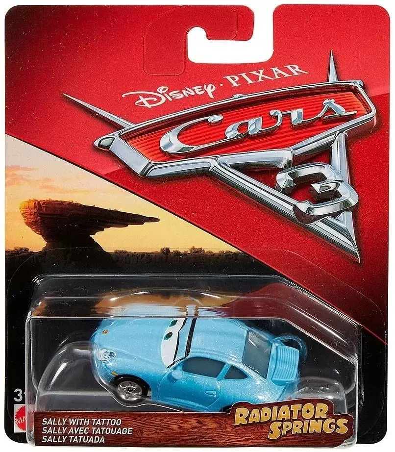 Cars 3 models - Sally with Tattoo