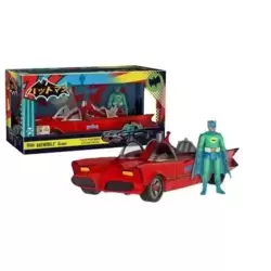 Batman Classic TV Series - Red Batmobile with Batman Green