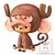 One Piece Banpresto - Tony Tony Chopper - Gold figurine DXF