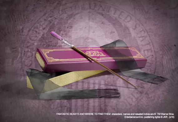 The Noble Collection : Fantastic Beasts - Baguette magique boîte Ollivander Seraphina Picquery