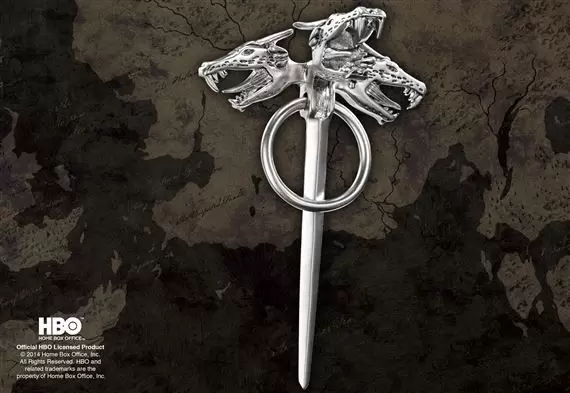 The Noble Collection  : Game of Thrones - Daenerys - Broche 3 dragons