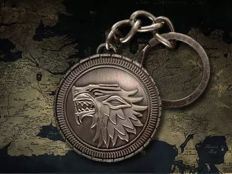 The Noble Collection  : Game of Thrones - Porte-clés Stark