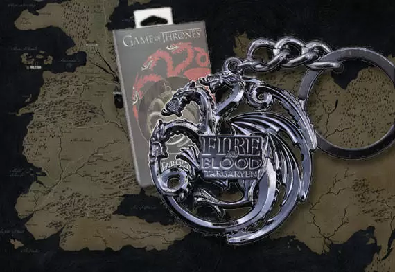 The Noble Collection  : Game of Thrones - Targaryen Keychain