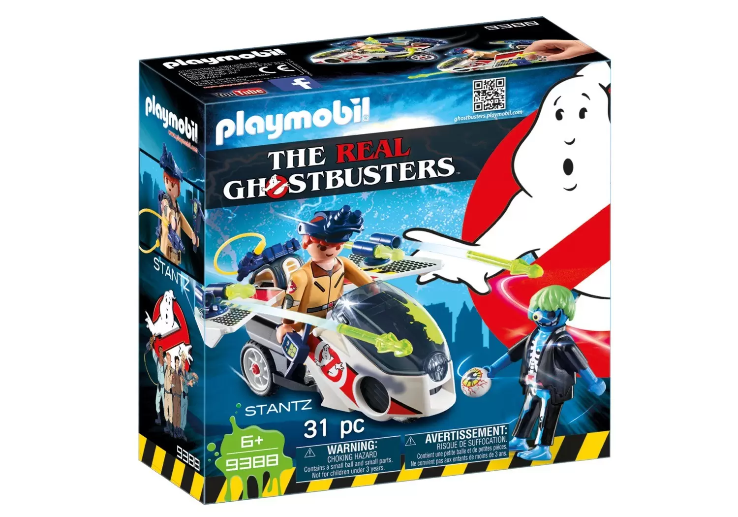 Playmobil Ghosbusters - Stantz with Skybike