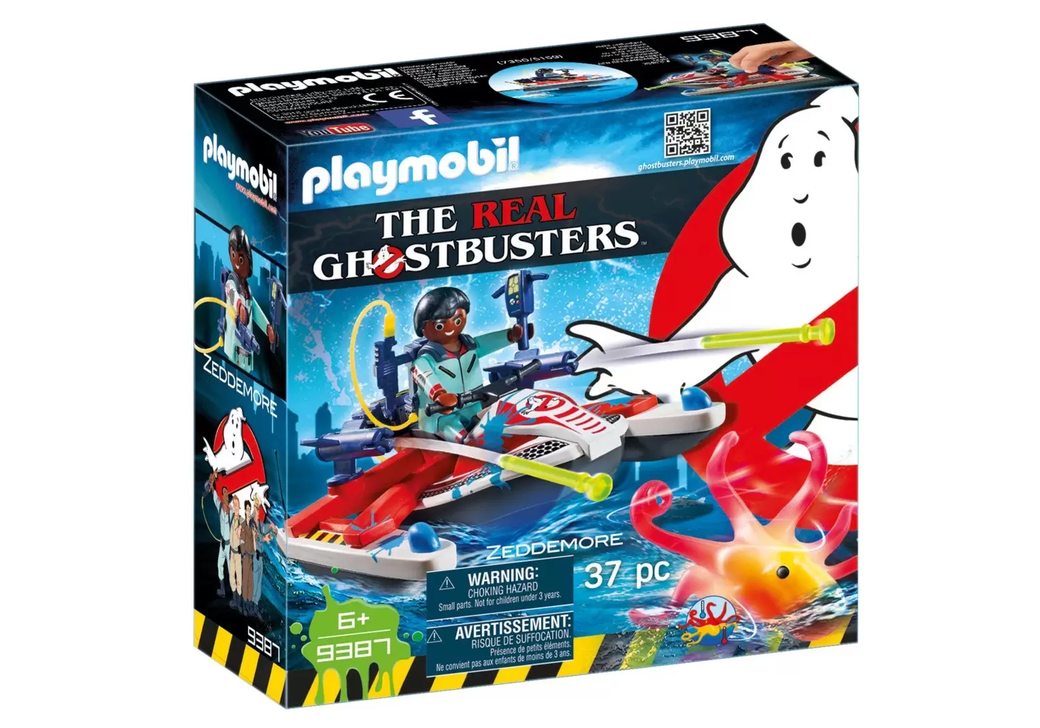 Playmobil Ghosbusters - Zeddemore with Aqua Scooter