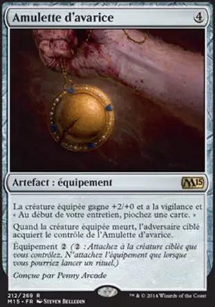 2015 Core Set (M15) - Amulette d\'avarice