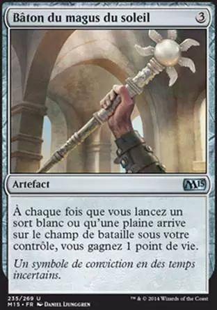2015 Core Set (M15) - Bâton du magus du soleil