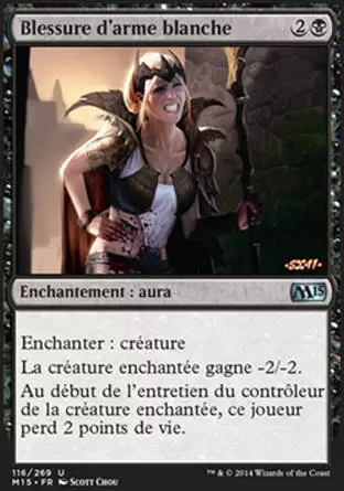 2015 Core Set (M15) - Blessure d\'arme blanche