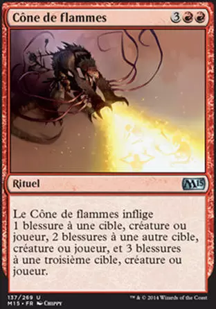 2015 Core Set (M15) - Cône de flammes