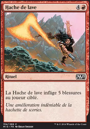 2015 Core Set (M15) - Hache de lave