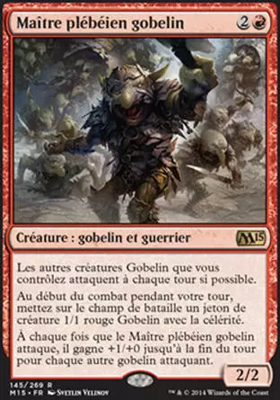 2015 Core Set (M15) - Maître plébéien gobelin