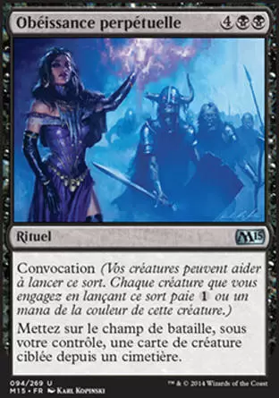 2015 Core Set (M15) - Obéissance perpétuelle