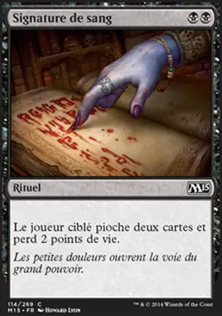2015 Core Set (M15) - Signature de sang
