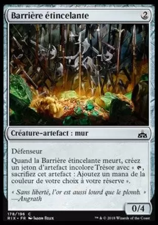 Les Combattants d\'Ixalan - Barrière étincelante