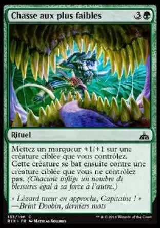 Les Combattants d\'Ixalan - Chasse aux plus faibles