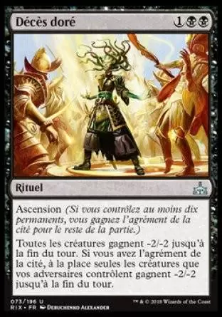 Les Combattants d\'Ixalan - Décès doré