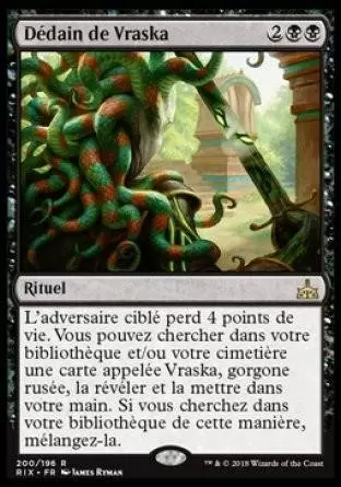 Les Combattants d\'Ixalan - Dédain de Vraska