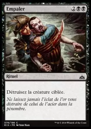 Les Combattants d\'Ixalan - Empaler