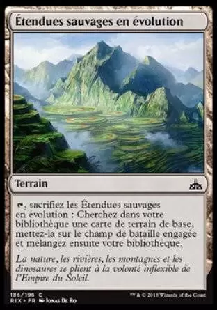 Les Combattants d\'Ixalan - Étendues sauvages en évolution