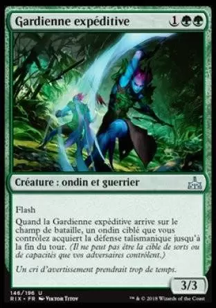 Les Combattants d\'Ixalan - Gardienne expéditive