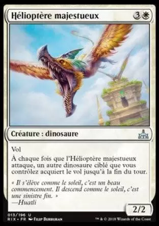 Les Combattants d\'Ixalan - Hélioptère majestueux