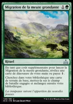 Les Combattants d\'Ixalan - Migration de la meute grondante