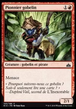 Les Combattants d\'Ixalan - Pionnier gobelin
