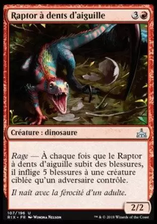 Les Combattants d\'Ixalan - Raptor à dents d\'aiguille