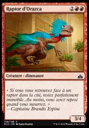 Les Combattants d\'Ixalan - Raptor d\'Orazca