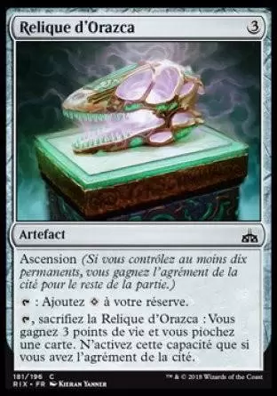 Les Combattants d\'Ixalan - Relique d\'Orazca
